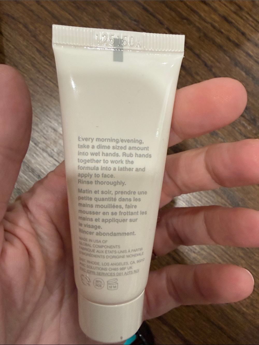 RHODE Pineapple Refresh Cleanser -travel size - Picture 4 of 6